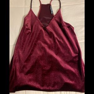 Abrocrombie and Fitch Velvet Top